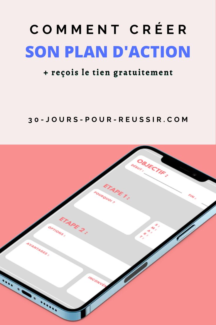 Élaboration de plans d’action personnalisés